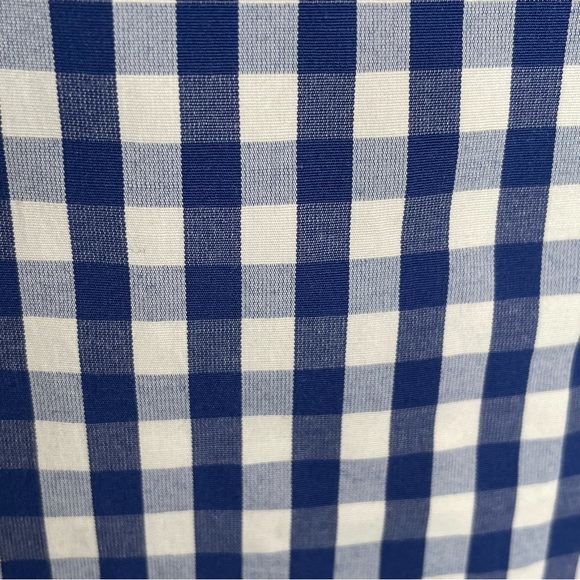 Tory Burch Sport Gingham Plaid Tennis Golf Skirt Blue/White Preppy Academia XS - Picture 7 of 11